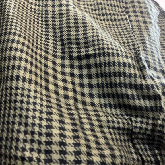 ❤️🧣BEAUTIFUL DESIGNER SCARF🧣❤️LONG EUC GIFT BLACK CHECKED - Picture 11 of 13